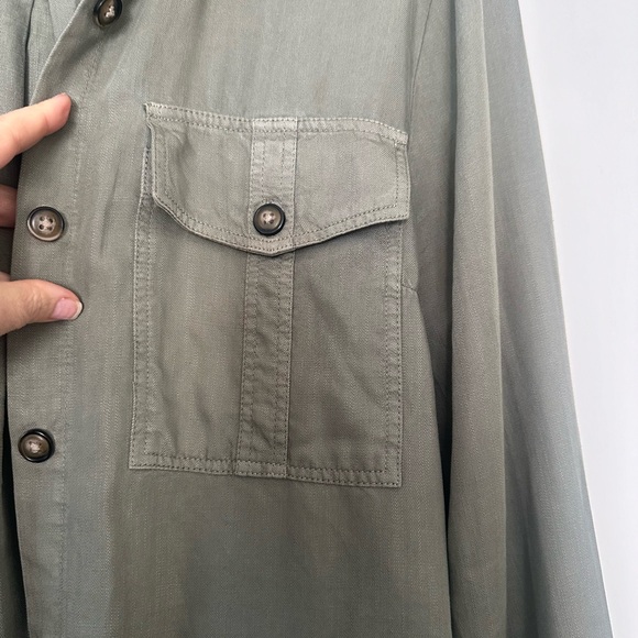 TOPSHOP Button down tencel top - Picture 4 of 6